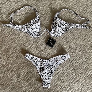Zaful bikini top and cheeky bottom